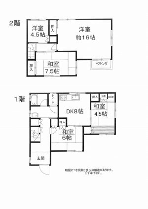 篠町見晴２丁目　借家 画像1