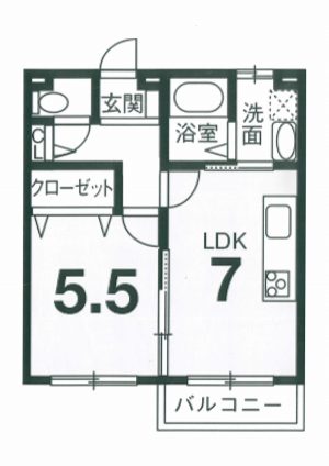 Smart　Home　１DK 画像1